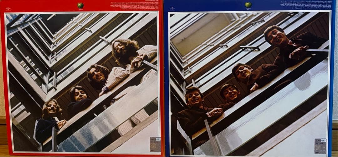 デアゴスティーニBeatlesビートルズレコード2点赤盤青盤DeAGOSTINI