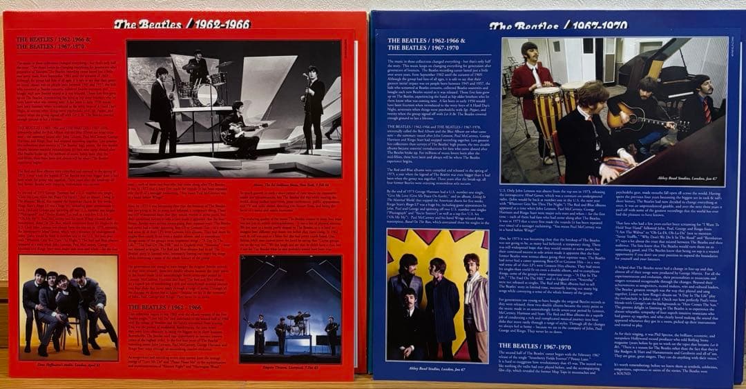 デアゴスティーニBeatlesビートルズレコード2点赤盤青盤DeAGOSTINI