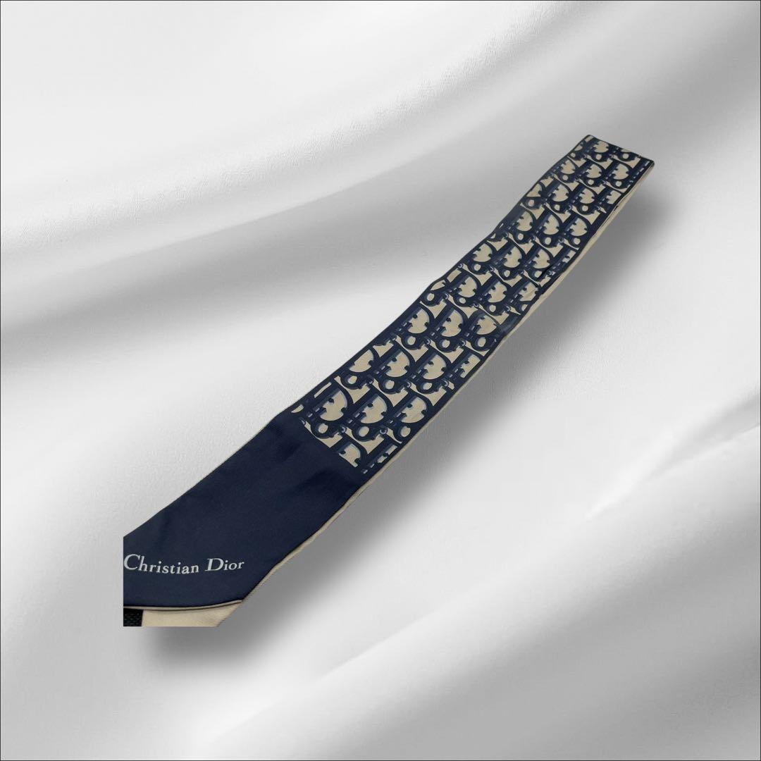 【美品】 DIOR ディオール オブリーク シルク ツイル w6