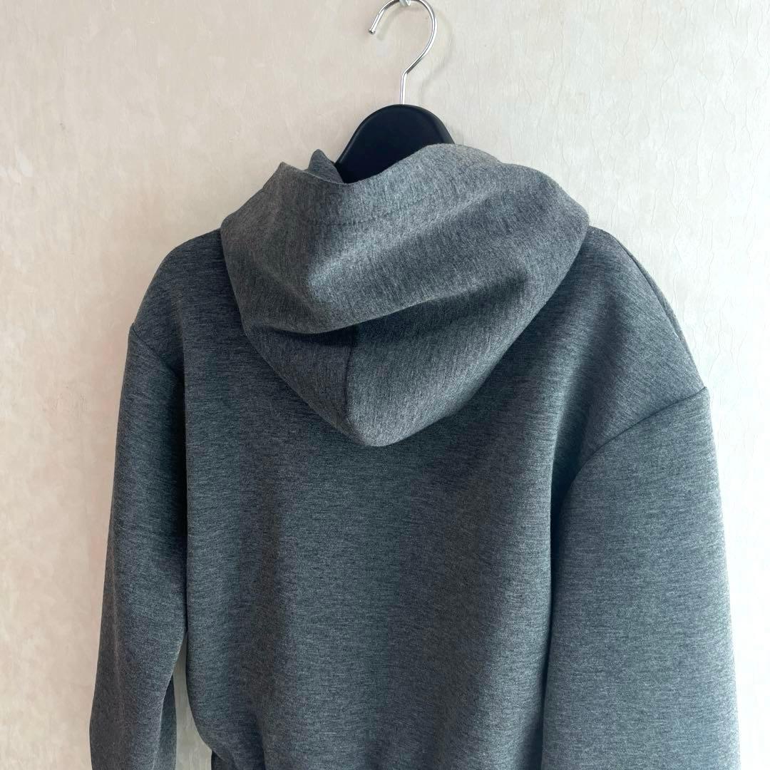 ♡美品♡エムズグレイシー フロントロゴパーカー フーディ 裾リボン 38
