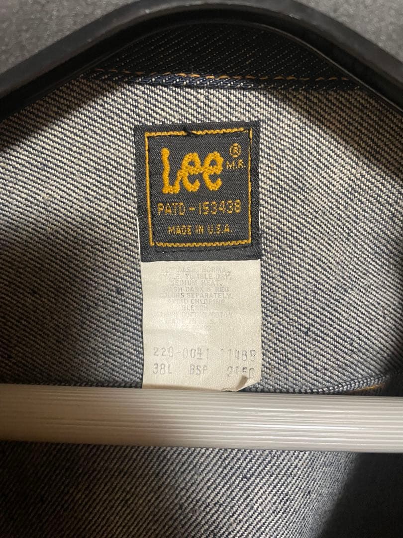 Lee デニムジャケット 80S リジット　ロング