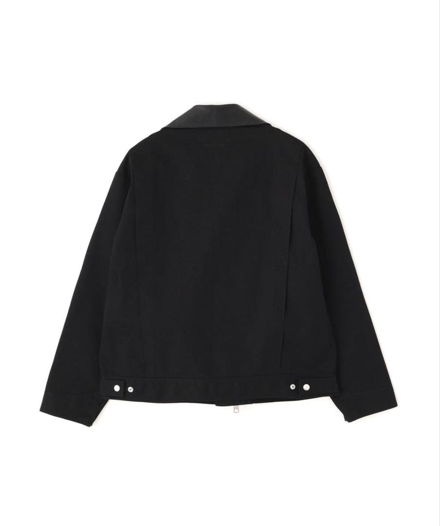 ショット×ディッキーズ　レザーコンビ　ダブルライダース　L