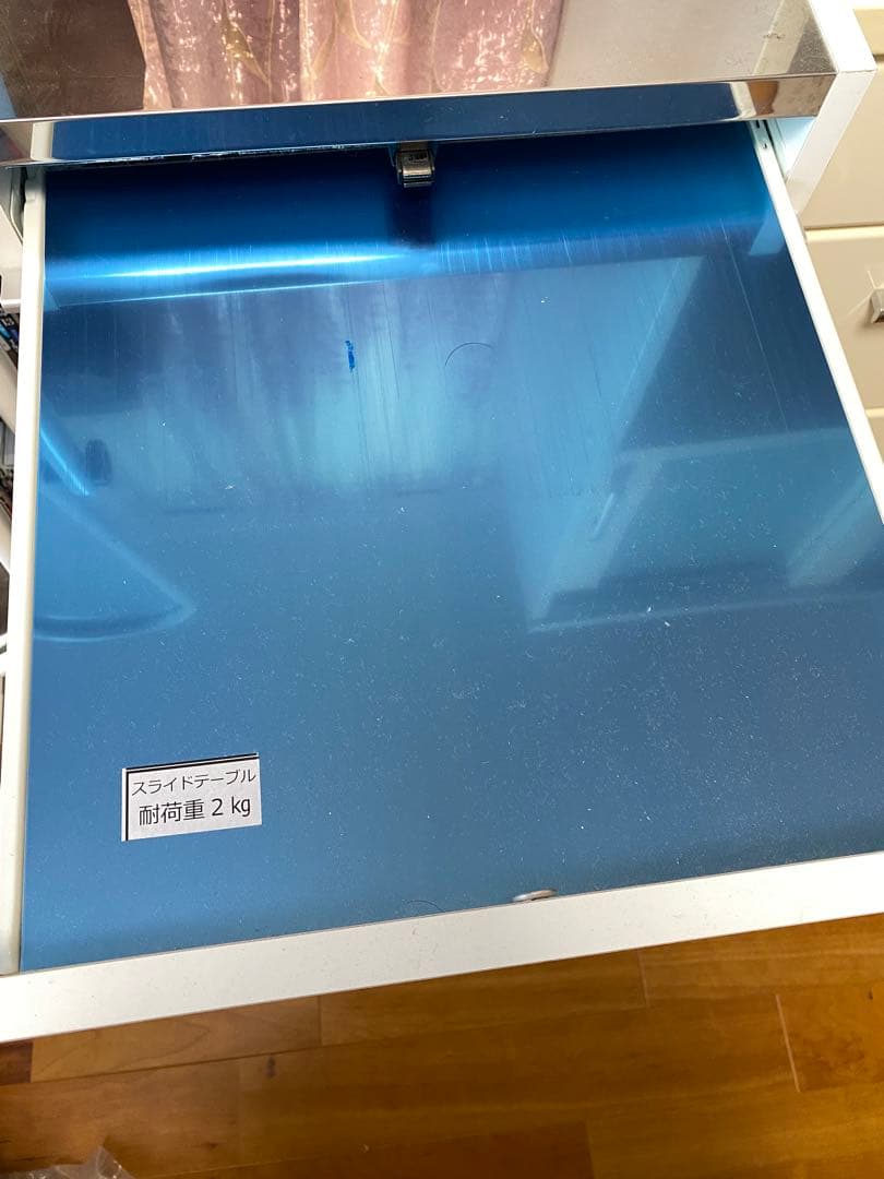 ディノス　キッキン収納　スライドテーブル付き隙間収納　天板隙間収納