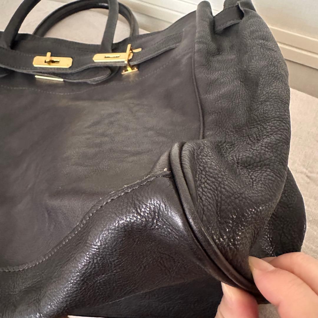 美品　sita parantica BIGトートバック 黒