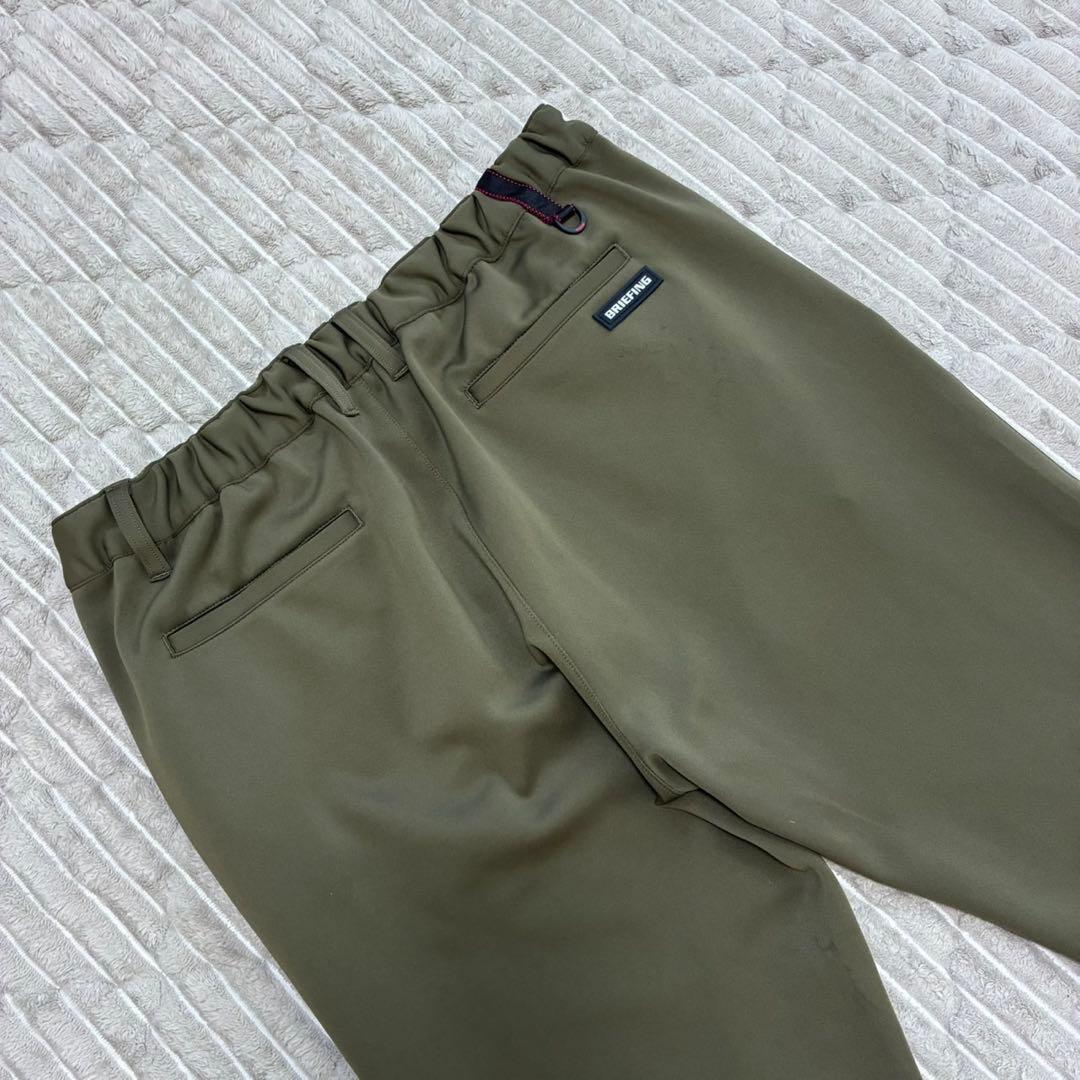 BRIEFING MENS 3D LOGO SLIM PANTS グリーン L寸