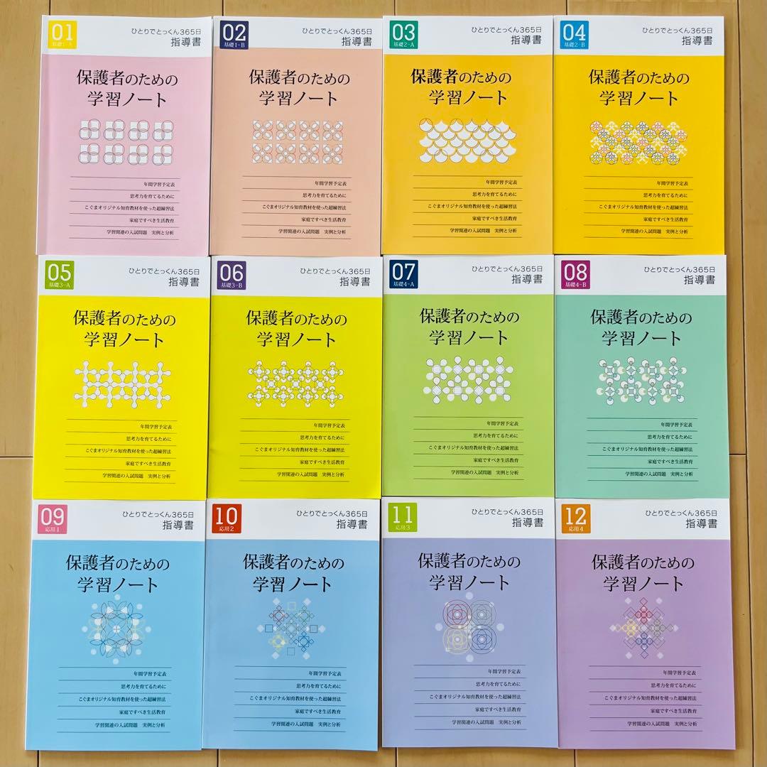 こぐま会　ひとりでとっくん365日 12冊セット