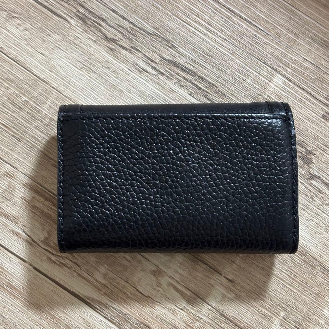 【美品】マイケルコース　MICHAEL KORS　キーケース　レザー　ブラック