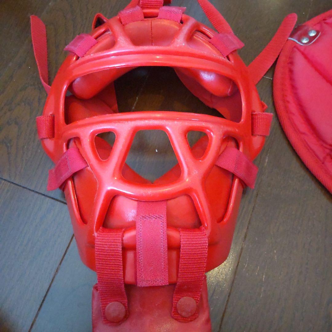 JSA ZETT ソフトボール キャッチャー 防具 一式 赤