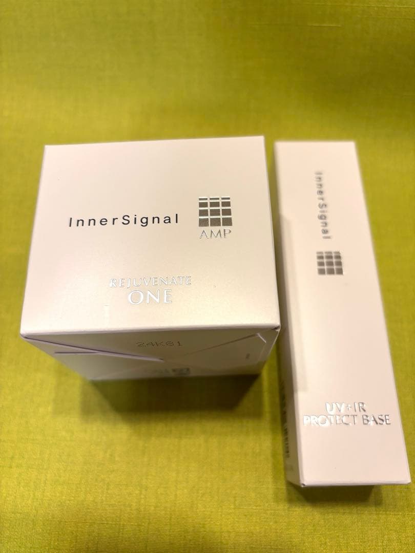 新品未開封❣️インナーシグナル　リジュブネイトワン 50g＋UV化粧下地セット