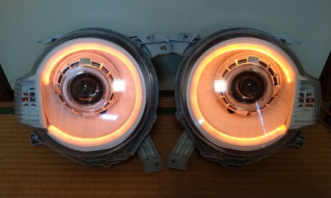 ★aaa★　L675S　ミラココア　ヘッドライト　　加工品