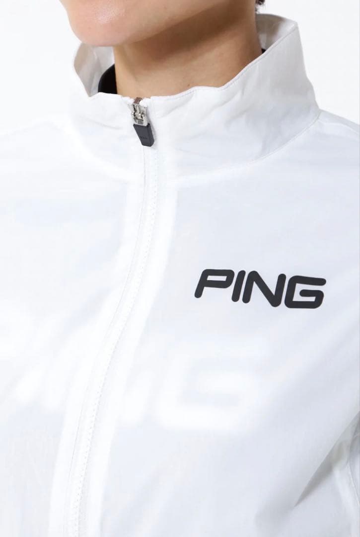 M ☆新品タグ付☆ ピン PING 高機能ドッキング ブルゾン　レディース　白