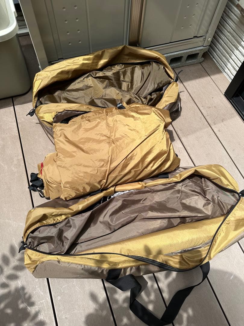 【２回使用】スノーピークエントリーパック TT とマットシートセット