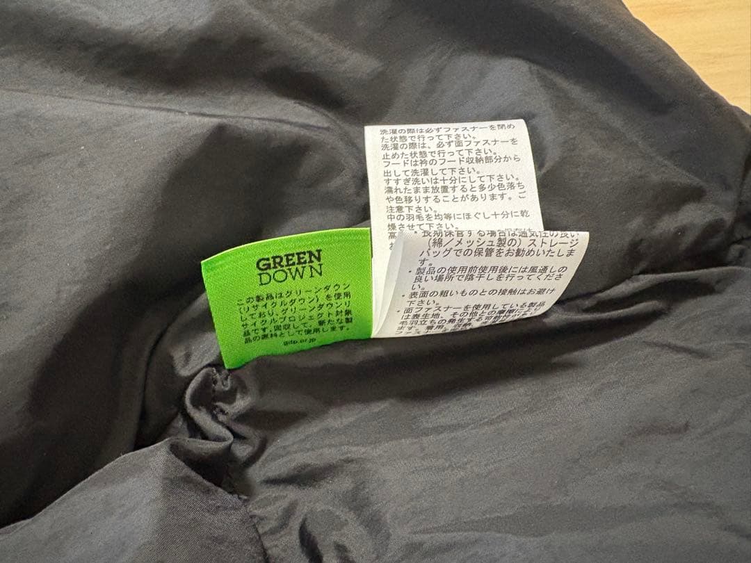 THE NORTH FACE ノースフェイス ブラックダウンベストND92338