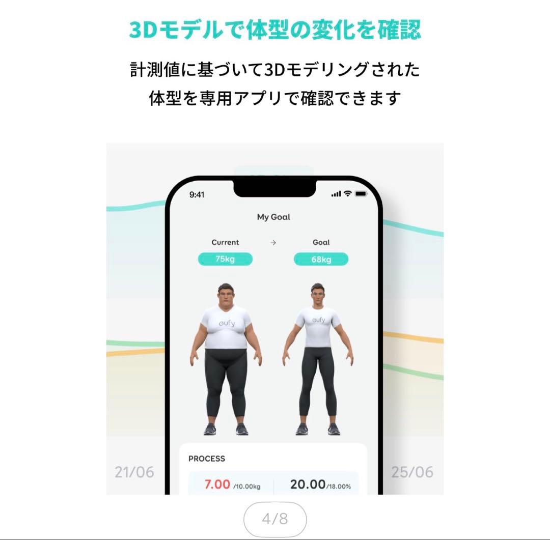 体重計インテリジェント分析スケール定価9800円eufy byAnker