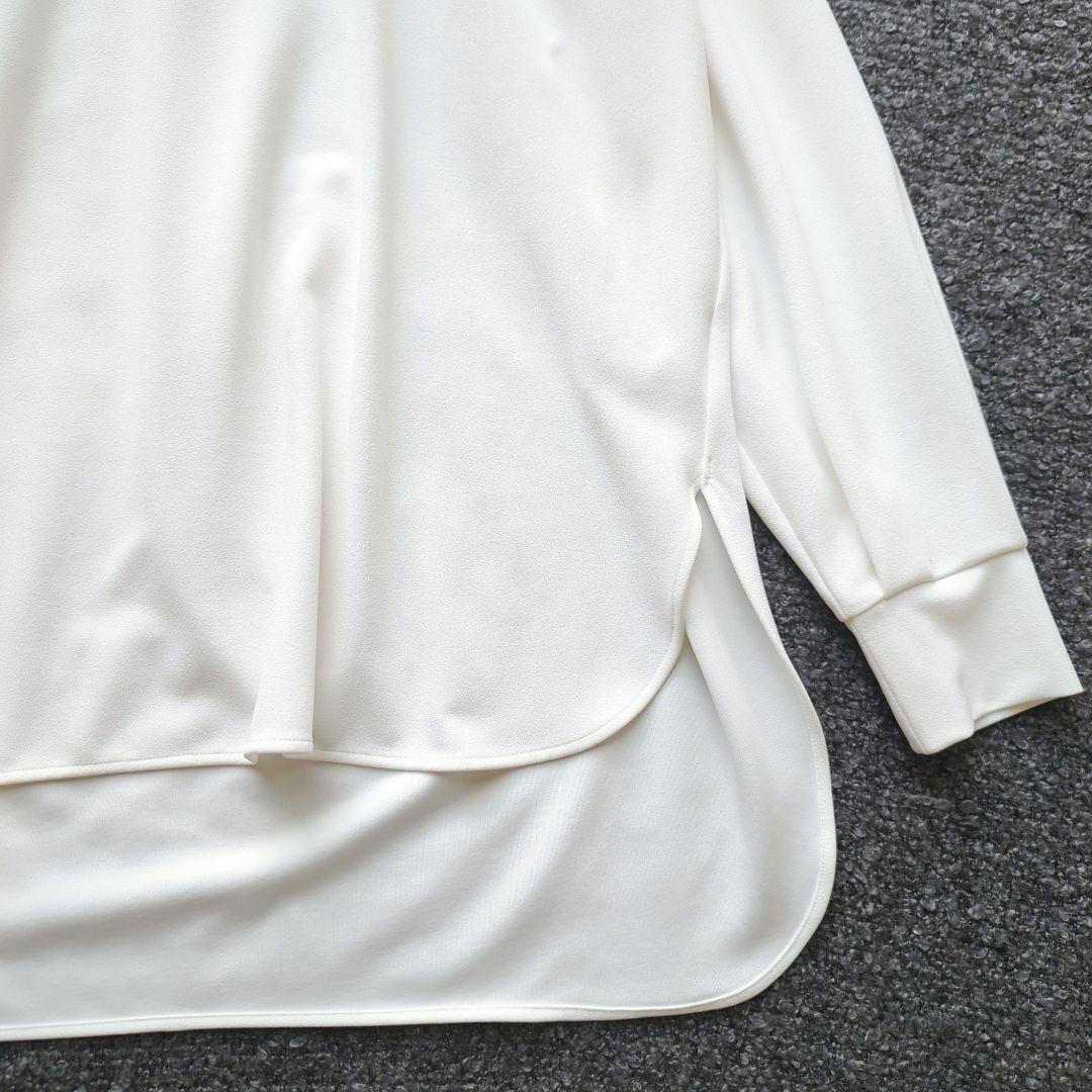 【美品】BEARDSLEY ビアズリー　Tブラウス FREEサイズ　ホワイト