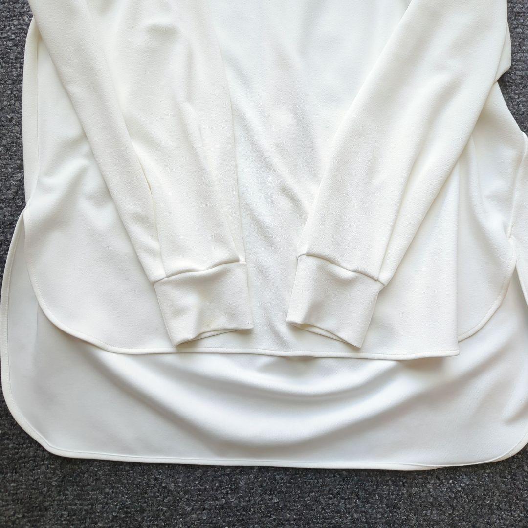 【美品】BEARDSLEY ビアズリー　Tブラウス FREEサイズ　ホワイト
