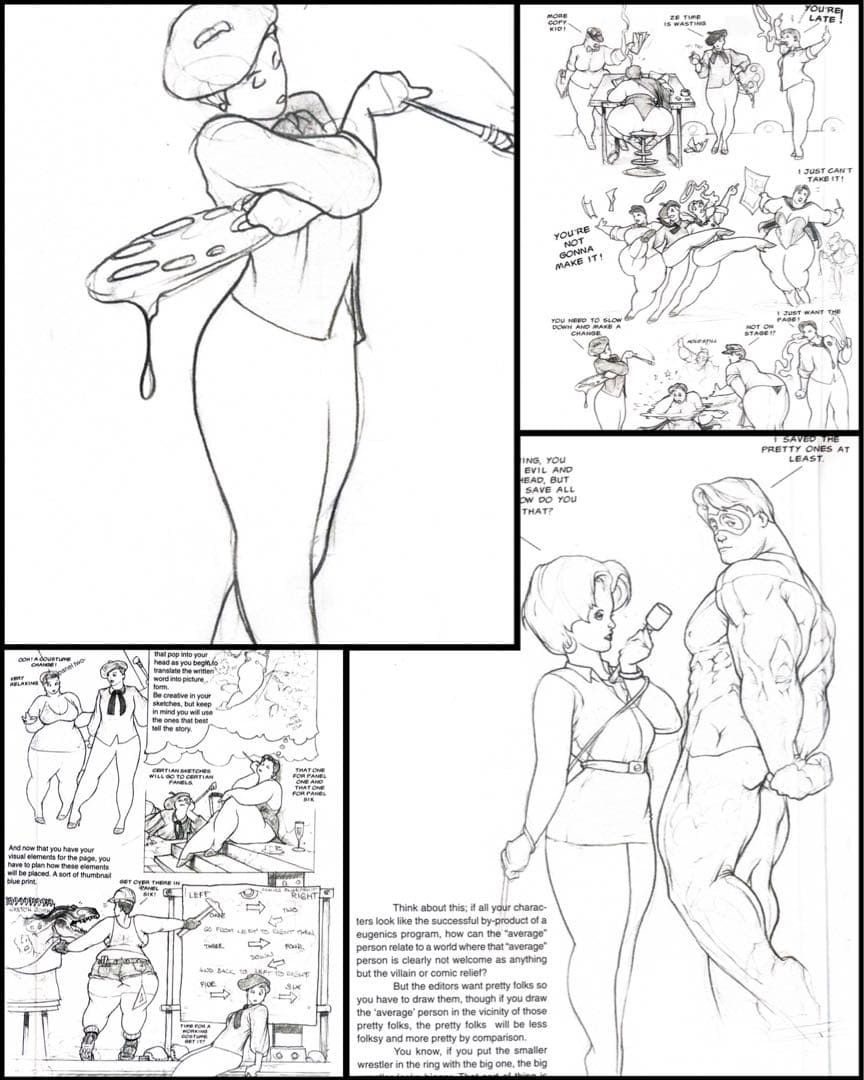 アート・デザイン・音楽 MITCH BYRD'S NOTES TO DRAW FROM COMIC BO