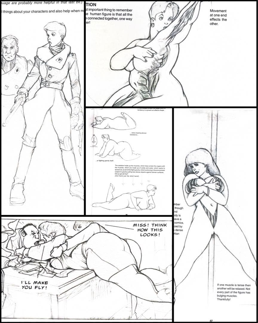 アート・デザイン・音楽 MITCH BYRD'S NOTES TO DRAW FROM COMIC BO