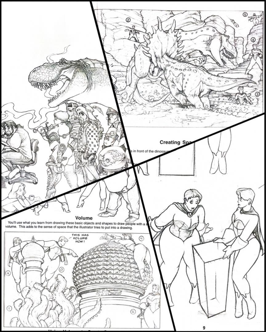 アート・デザイン・音楽 MITCH BYRD'S NOTES TO DRAW FROM COMIC BO