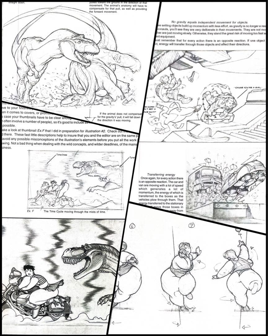 アート・デザイン・音楽 MITCH BYRD'S NOTES TO DRAW FROM COMIC BO