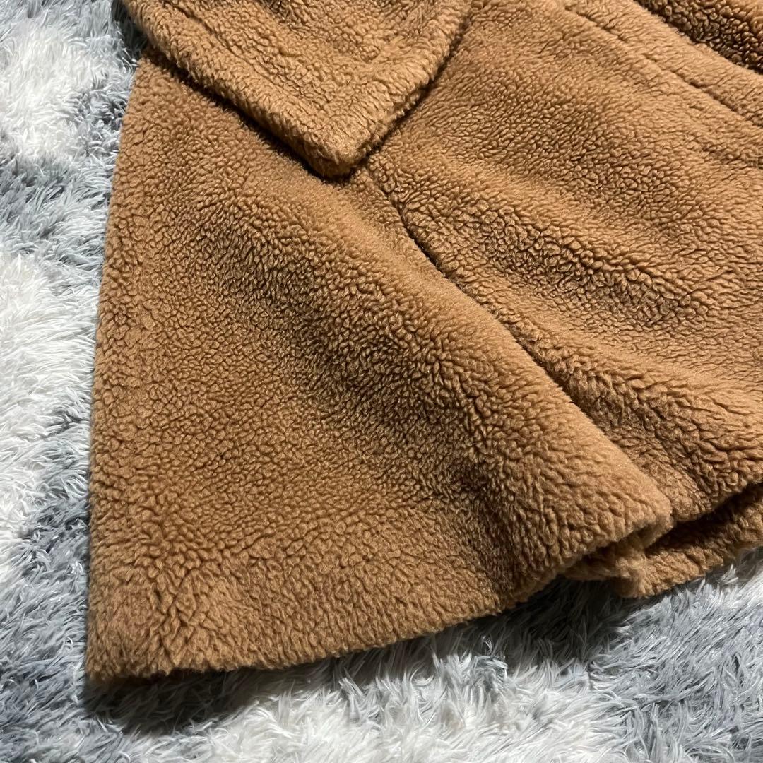 人気　MaxMara キャメル　ケープコート　テディベア　ポンチョ