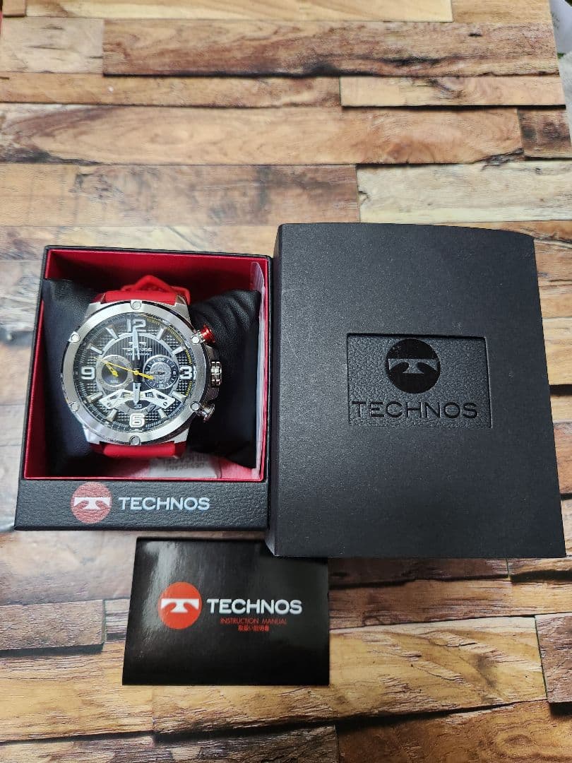 テクノス TECHNOS T8B24 クロノグラフ メンズ 腕時計