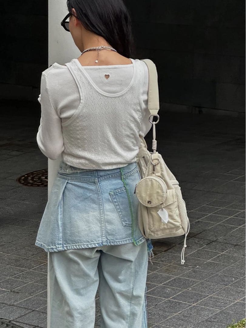 完売今季新品Ameri vintage REMAKE DENIM BELT