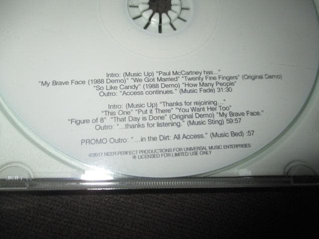 洋楽 RARE paul mccartney flowers in the dirt