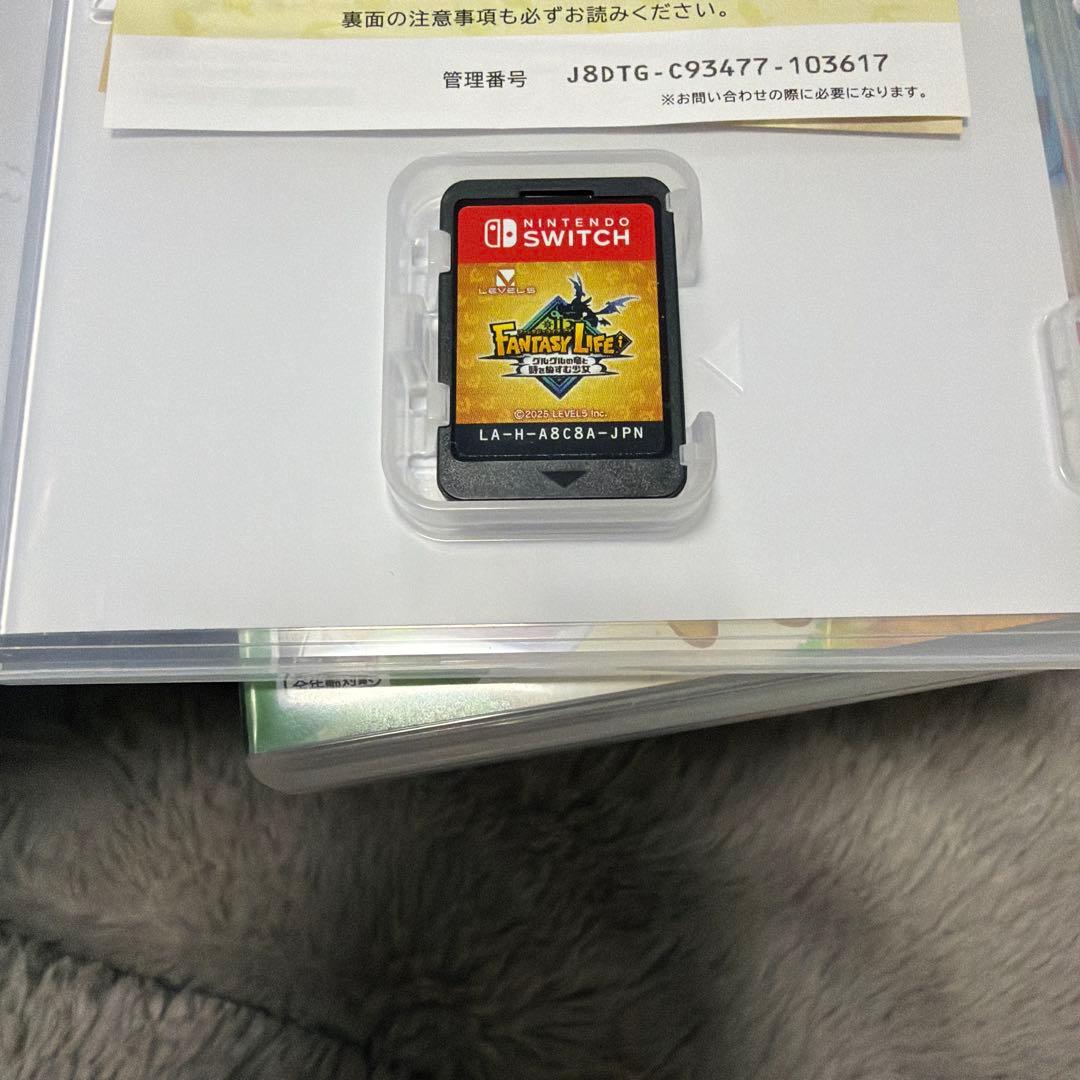 モ*ブ様 Switchソフト4本セット　マリオ　ファンタジーライフ　パズルボブル