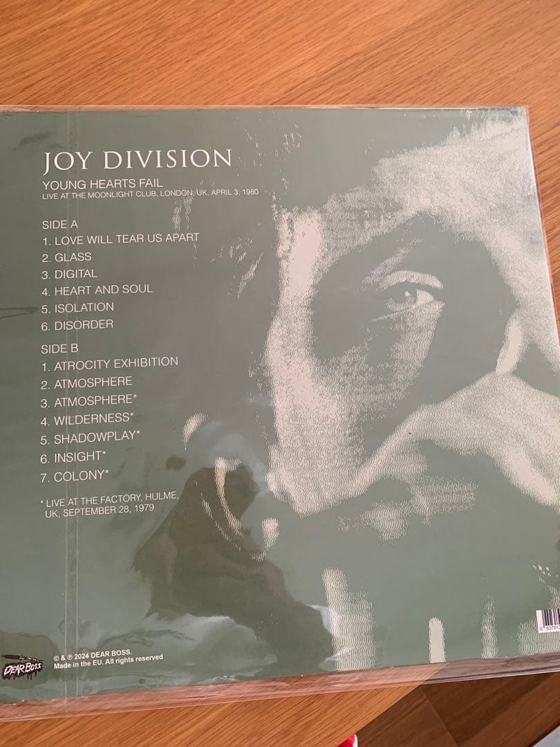 洋楽 JOY DIVISION YOUNG HEARTS FAIL LP