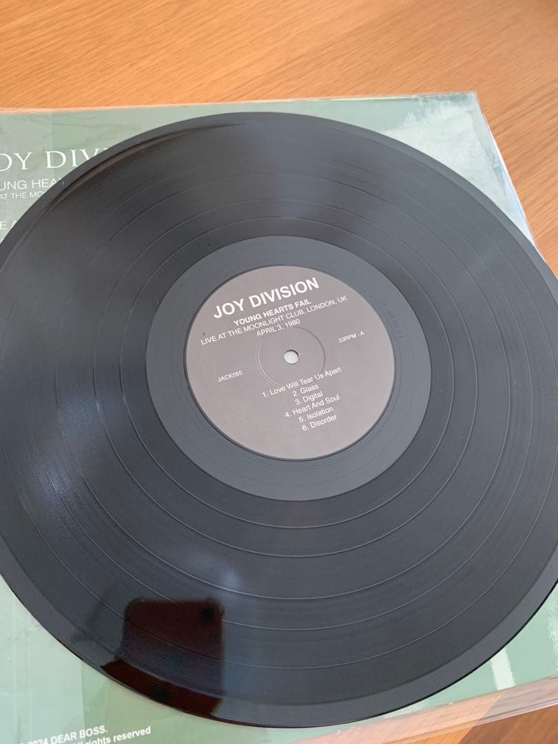 洋楽 JOY DIVISION YOUNG HEARTS FAIL LP