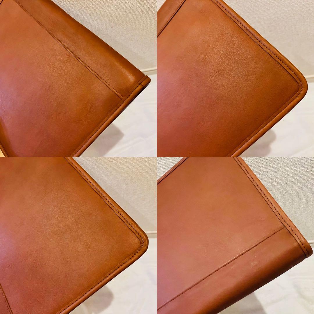 【未使用に近い】COACH コーチ ドキュメントケース 書類ケース ブラウン