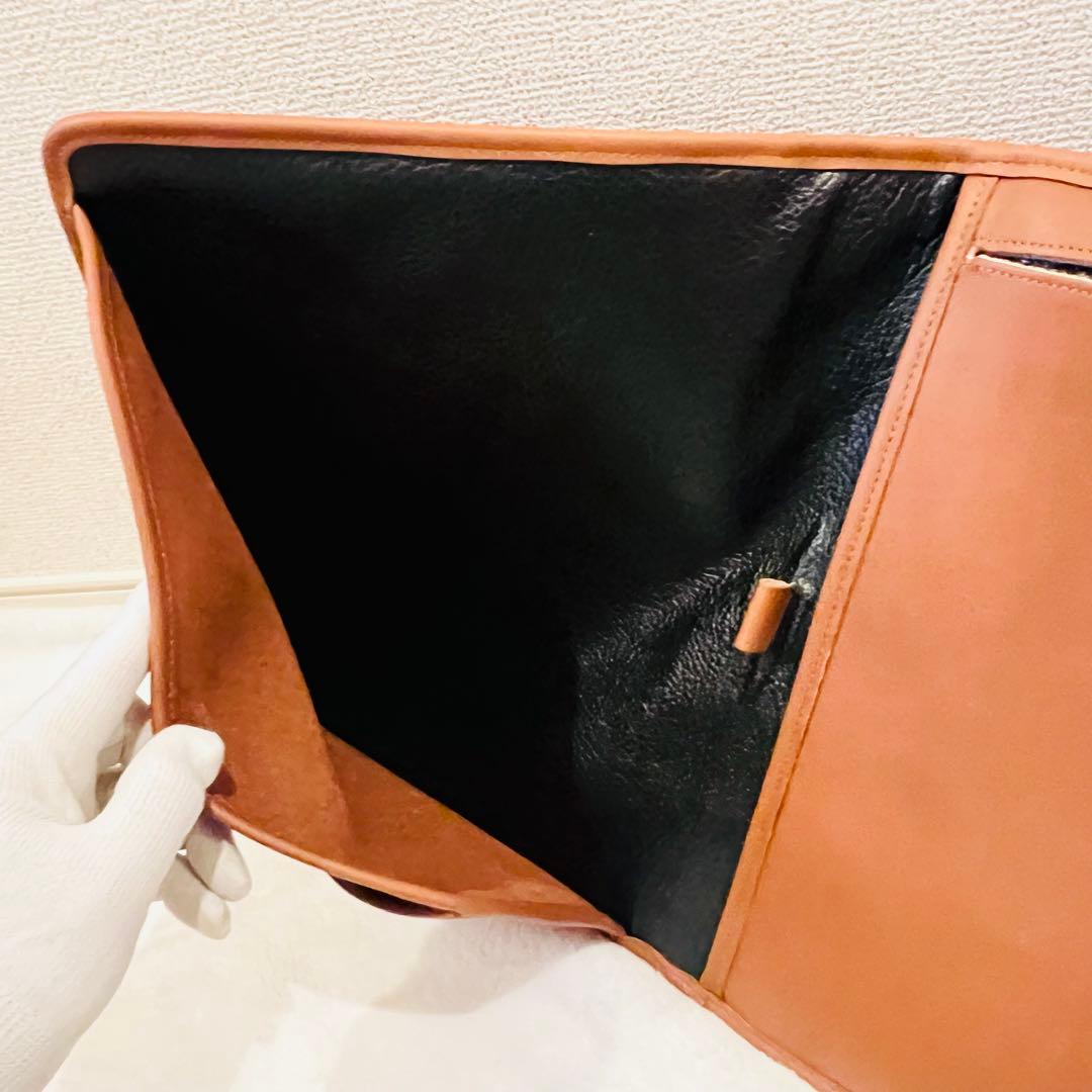 【未使用に近い】COACH コーチ ドキュメントケース 書類ケース ブラウン
