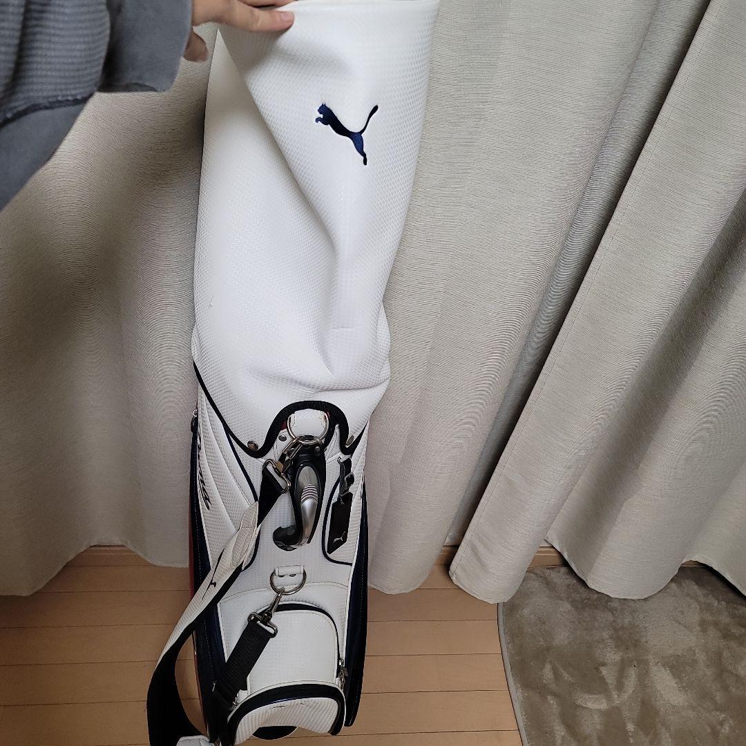 Puma キャディバッグ ホワイト/レッド