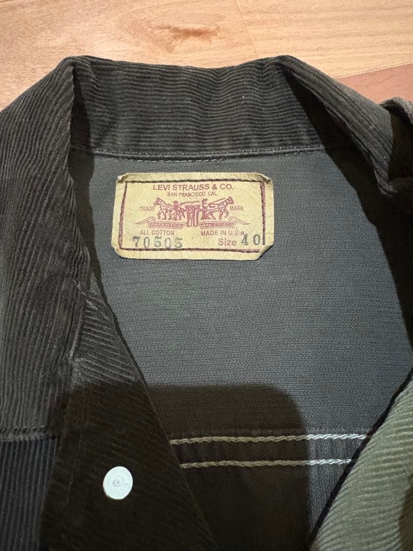 リ*ム様 80s LEVI'S 70505クレイジーコーデュロイトラッカージャケ