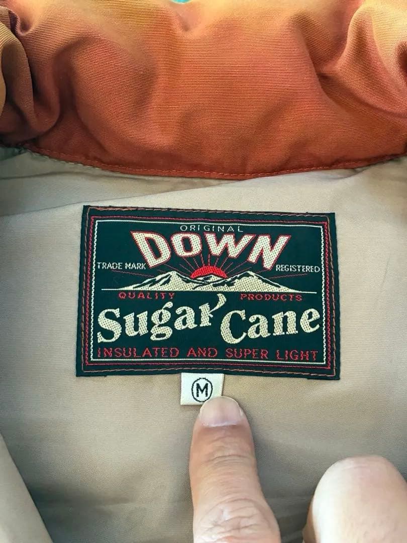 Sugar Cane ダウンベスト M オレンジ