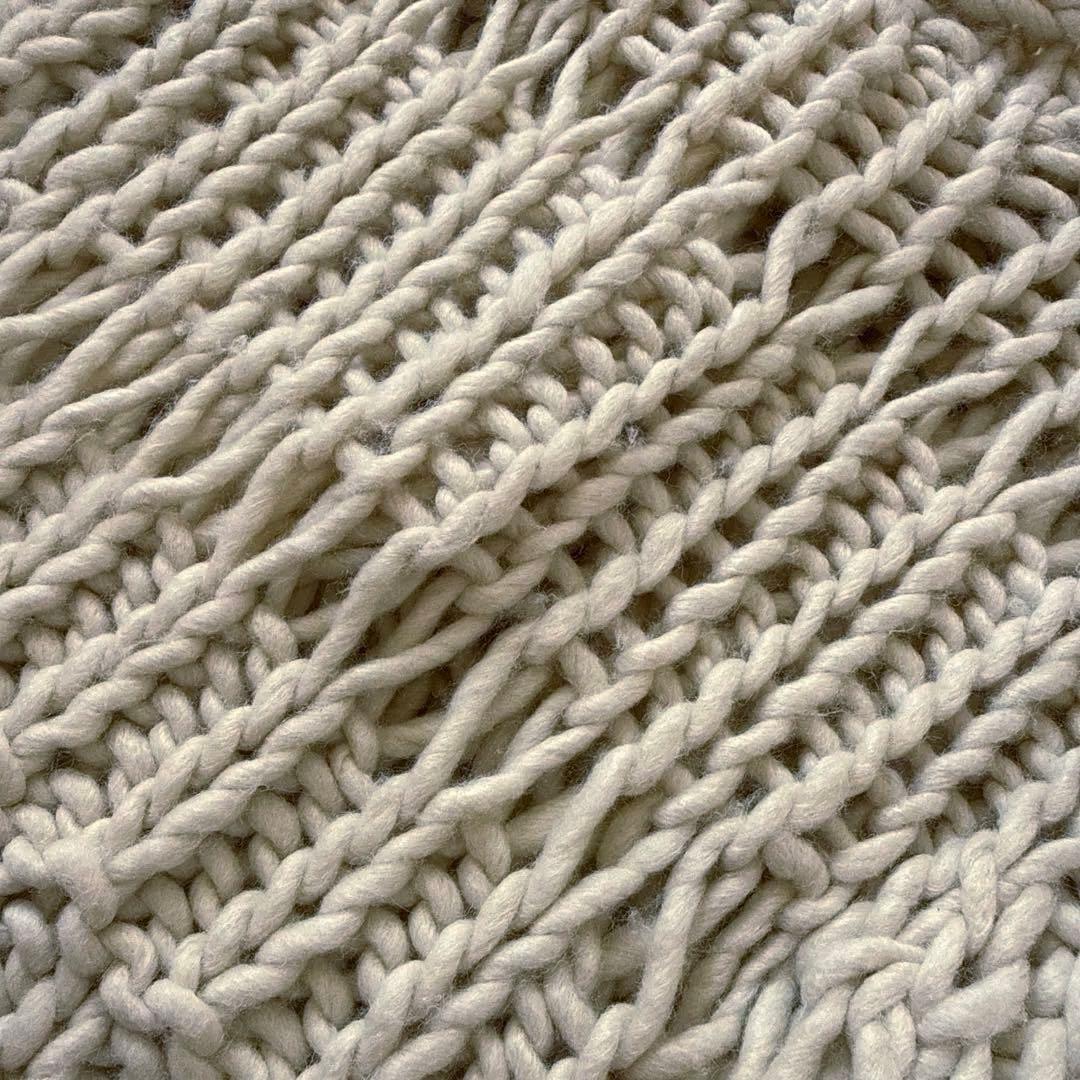 【todayful】トゥディフルChunkyHandKnitvest /キナリ