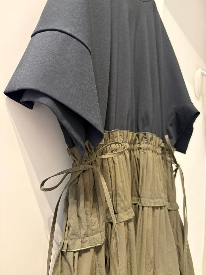 【美品】ランバンオンブルーワンピース ワンピース
