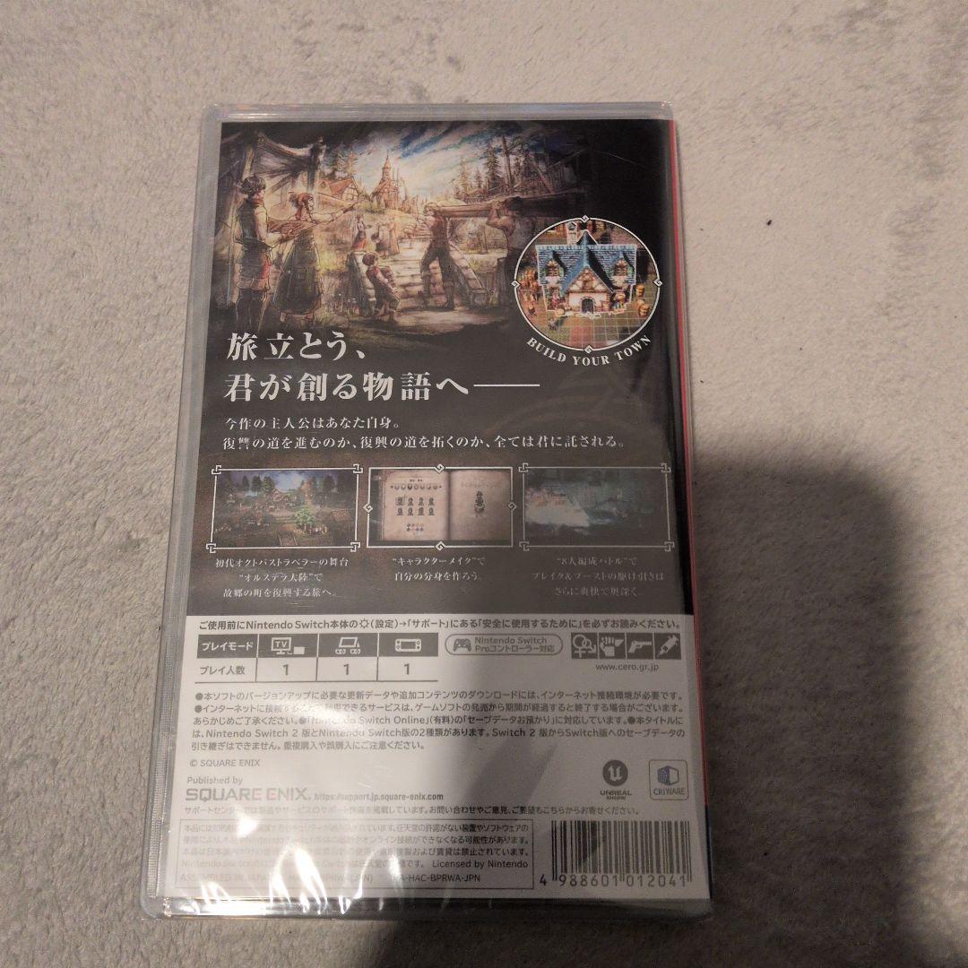 新作OCTOPATH TRAVELER NintendoSwitch新品未使用