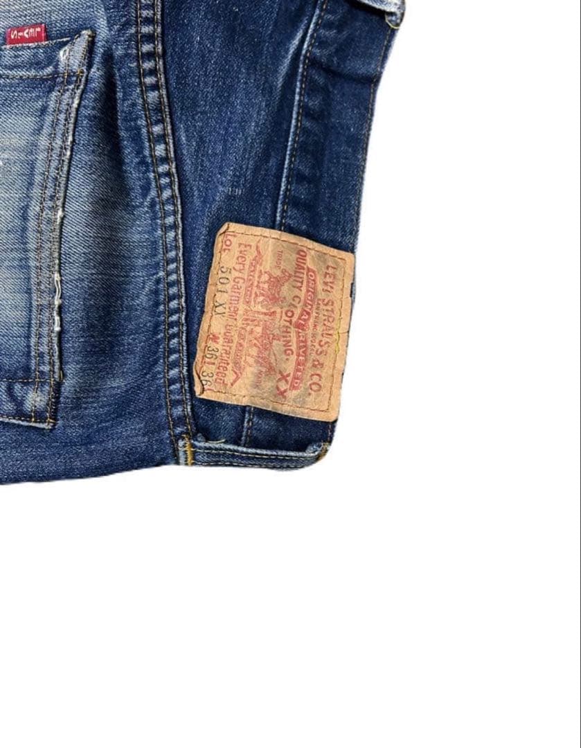 蟹*之様 Levi's 501XX 復刻 555 バレンシア製W36 L36