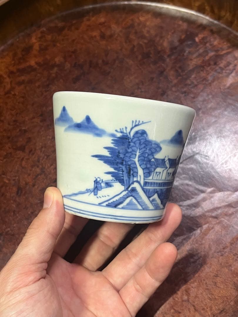 古伊万里　蕎麦猪口　鍋島　そば猪口　大振　柿右衛門　後期鍋島　今右衛門　民藝
