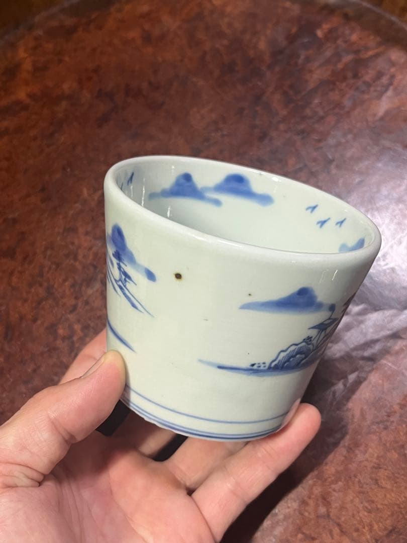 古伊万里　蕎麦猪口　鍋島　そば猪口　大振　柿右衛門　後期鍋島　今右衛門　民藝