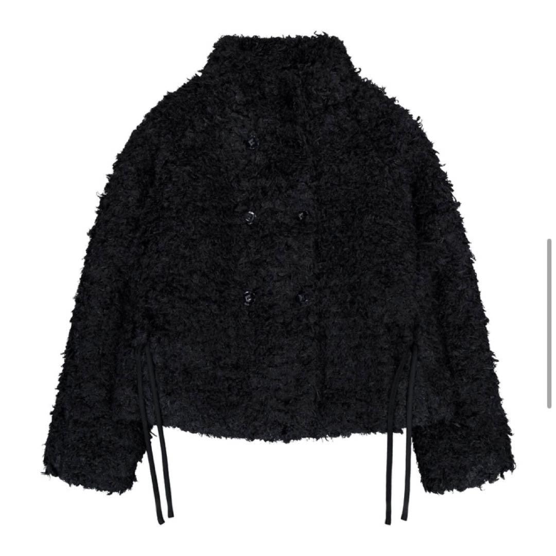 【正規品COYSEIO】HAIRY FUR JACKET BLACK
