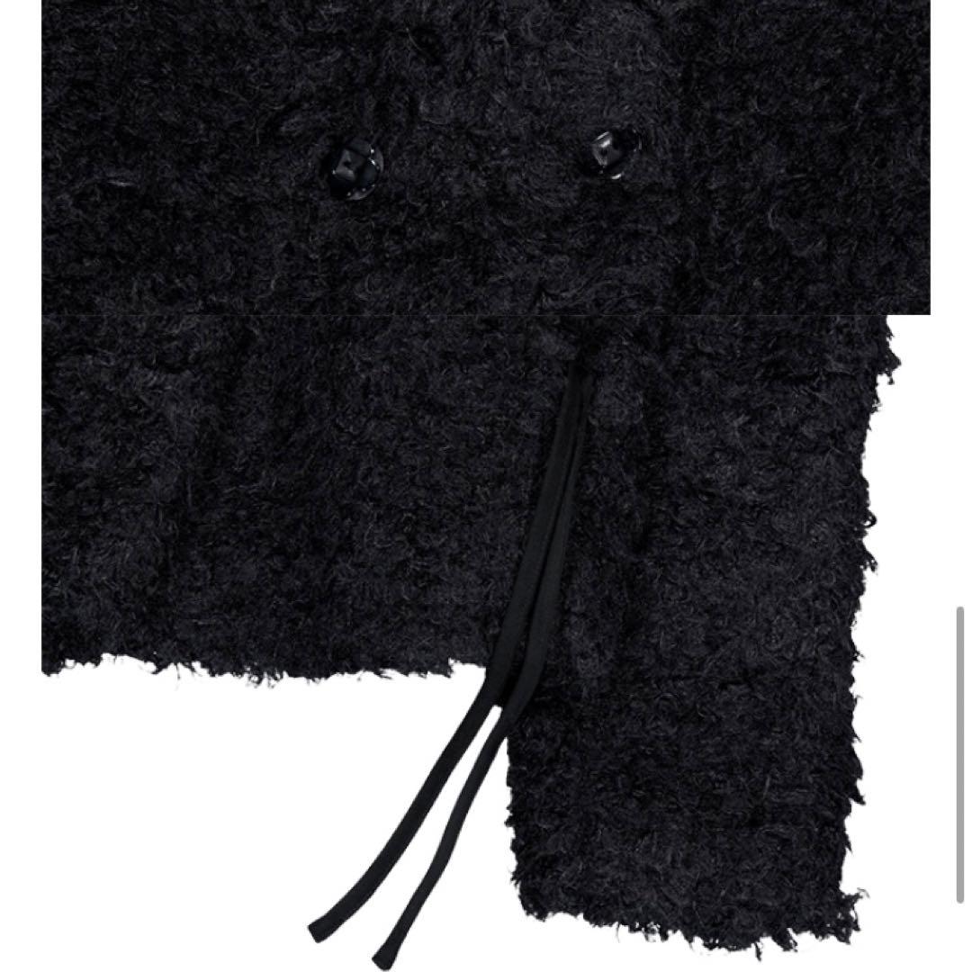 【正規品COYSEIO】HAIRY FUR JACKET BLACK