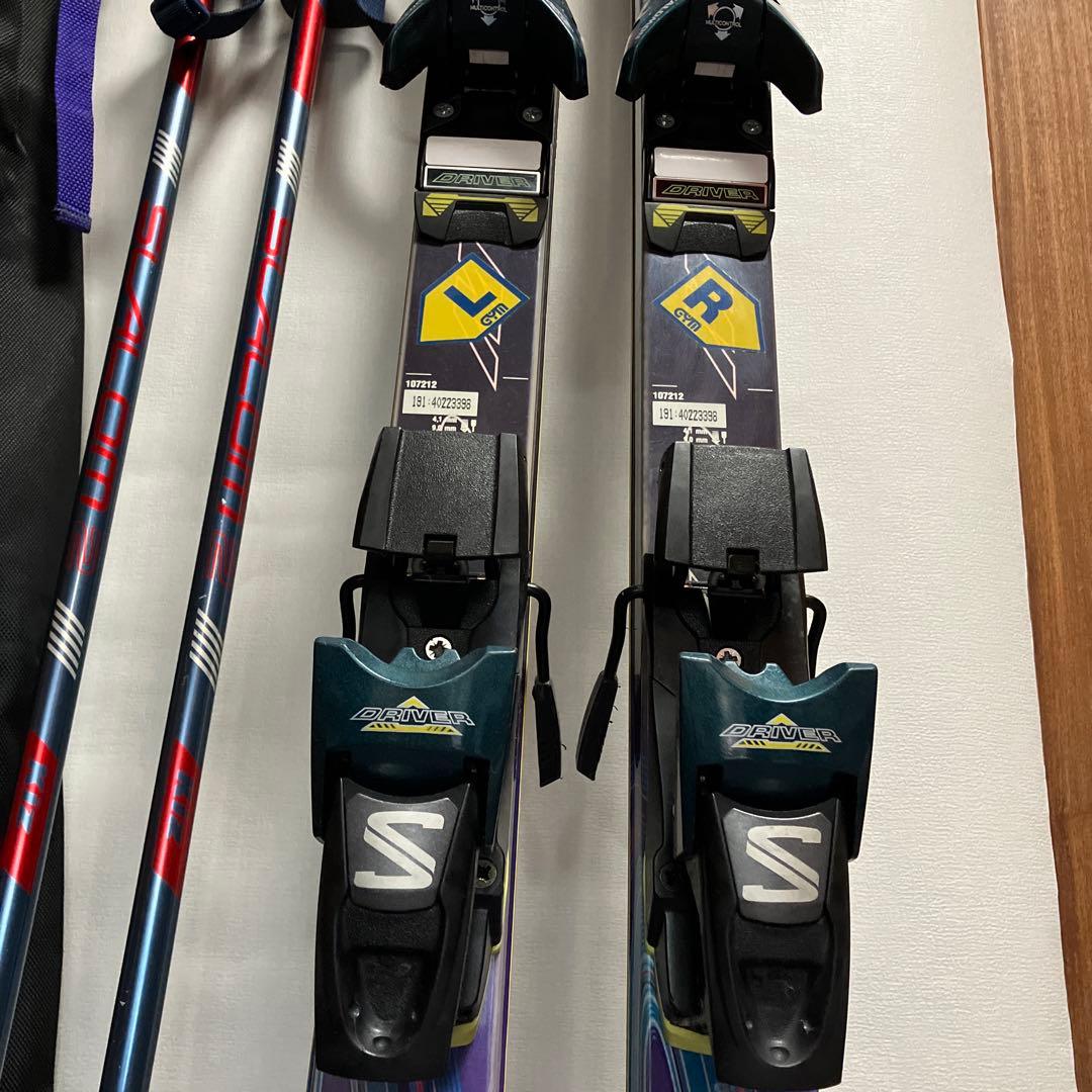 Atomic スキー板　 Salomonビンディング ポール&カバー付き