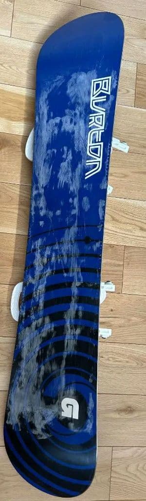 BURTON 子ども用スノーボード ビンディング付 ダリング加工済 オフトレ用