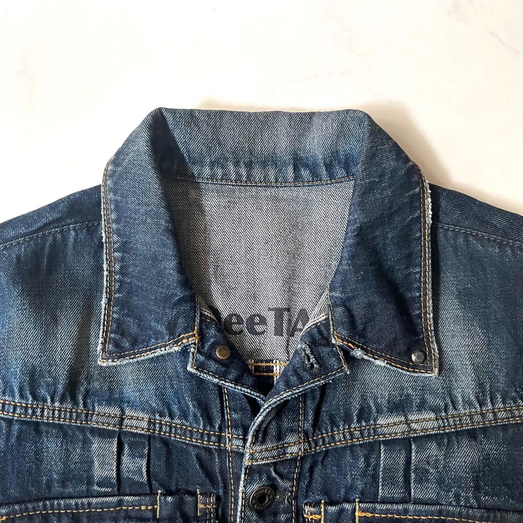 DeeTa ディーティーエー デニムジャケット セルビッチ Mサイズ 赤耳