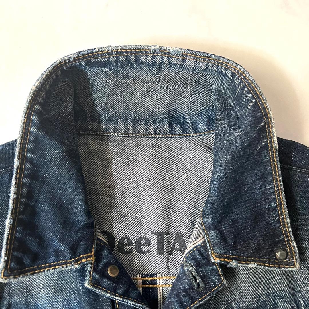 DeeTa ディーティーエー デニムジャケット セルビッチ Mサイズ 赤耳