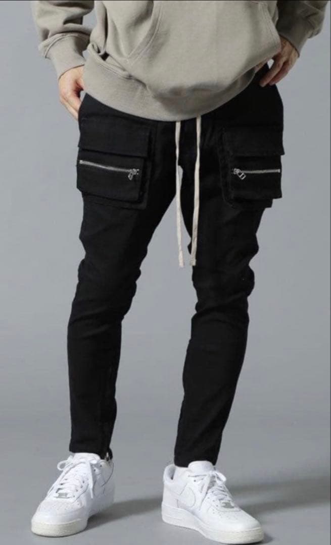 Daniel Schön 黒 カーゴパンツ