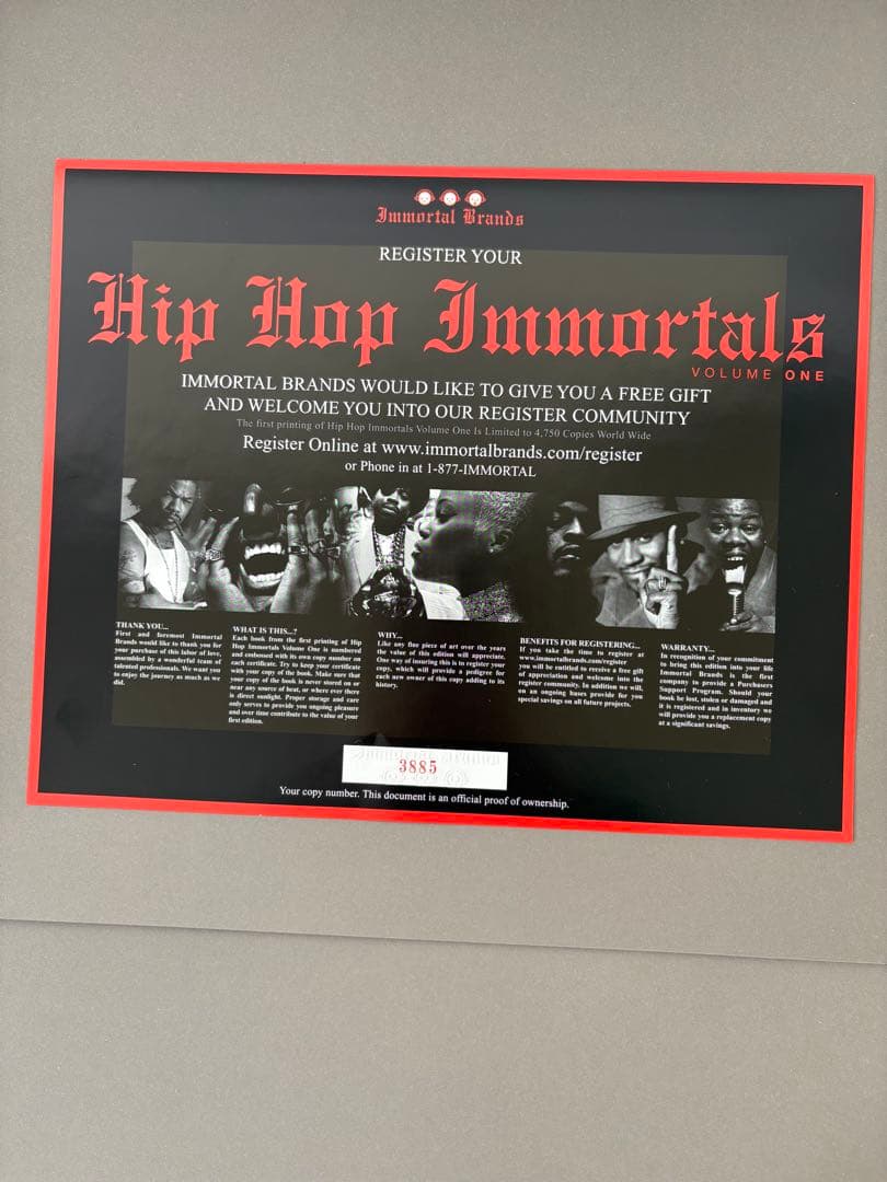 アート・デザイン・音楽 Hiphop Immortals Volume One